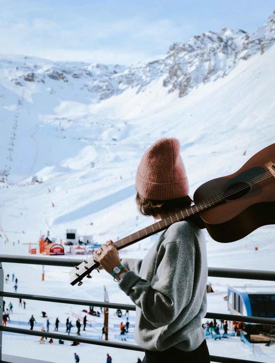 lisa camille chanteuse à tignes